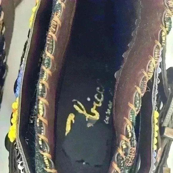 Sbicca Vintage Collection Cleodora Brown  Leather Bootie  Shoes Sz 8.5 - Picture 13 of 16